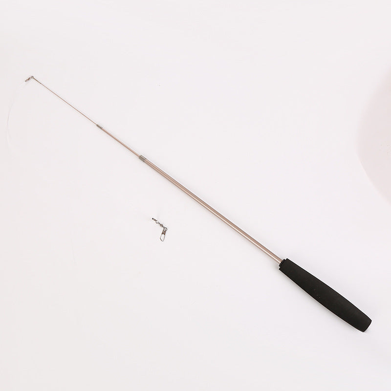 Interactive Cat Wand Toy with Telescopic Rod & Catnip Fish for Indoor Cats