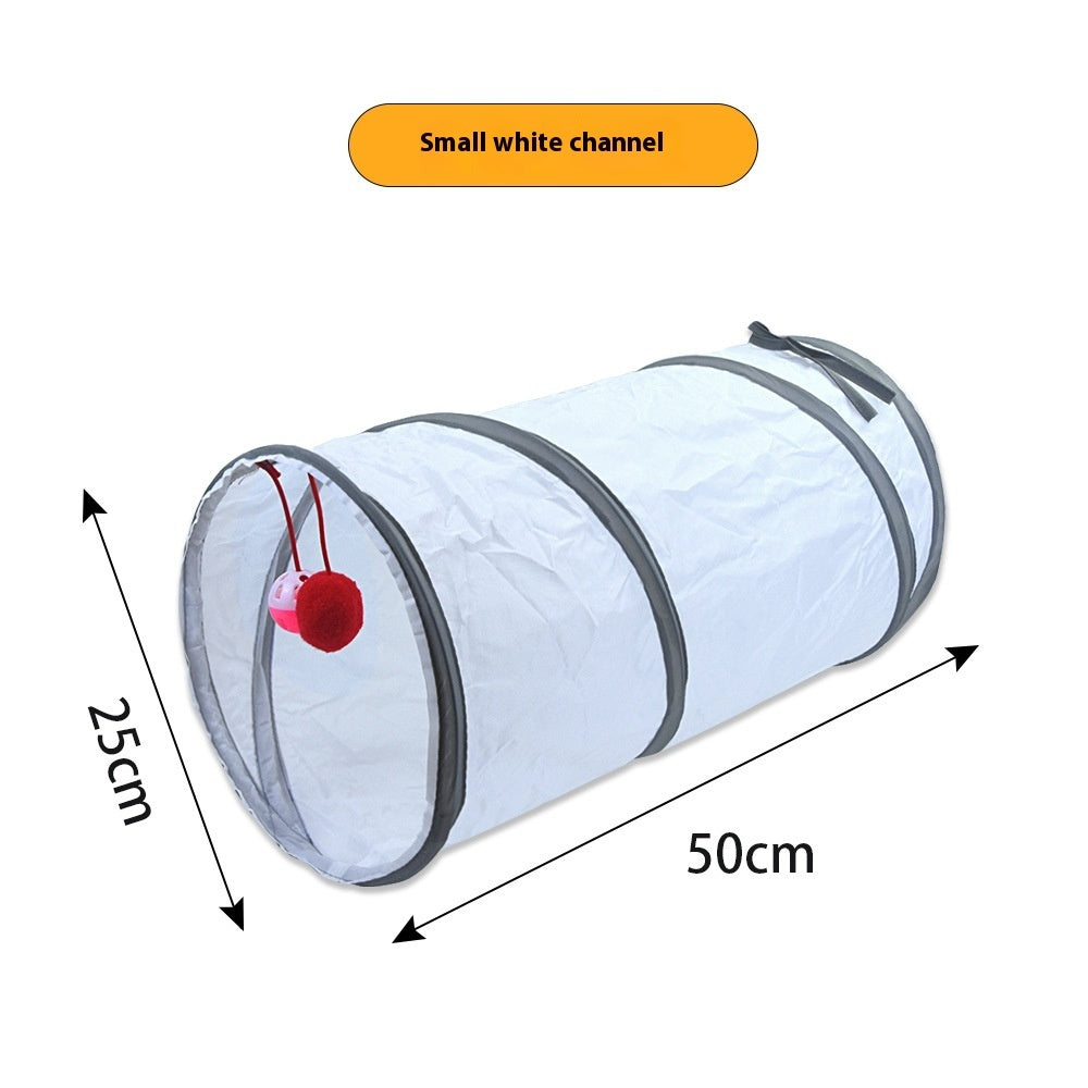 Cat Tunnel for Indoor Cats Interactive Hide and Play Toy