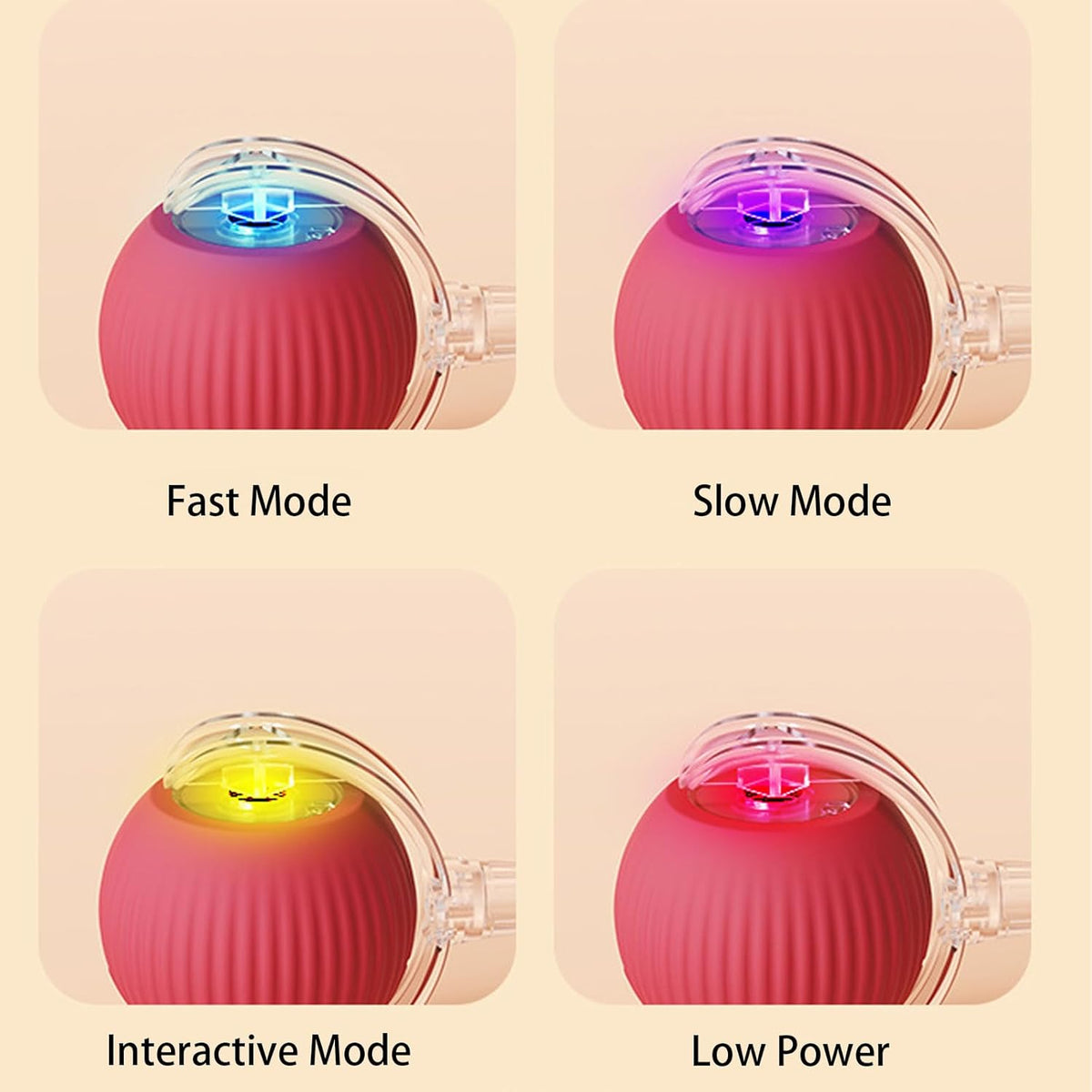 Interactive Automatic Rolling Cat Toy Ball for Indoor Cats