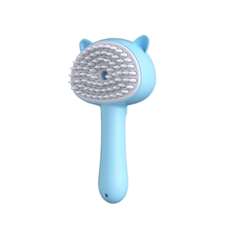 Self Cleaning Cat Grooming Brush with Mist Spray for Shedding & Hair Removal