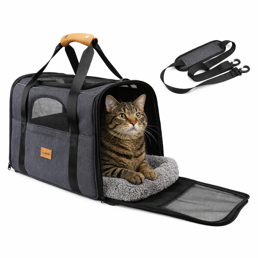 Soft Portable and Collapsible Cat Carrier Bag