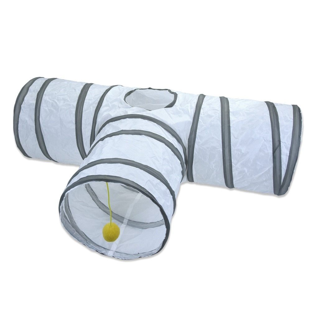 Cat Tunnel for Indoor Cats Interactive Hide and Play Toy