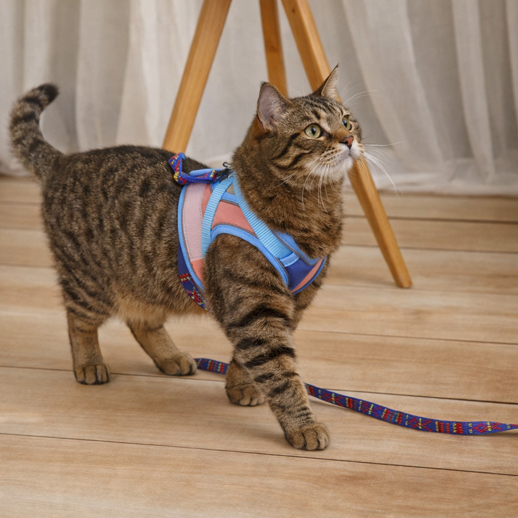 Cat Harness and Leash Set Reflective for Indoor & Outdoor Cats
