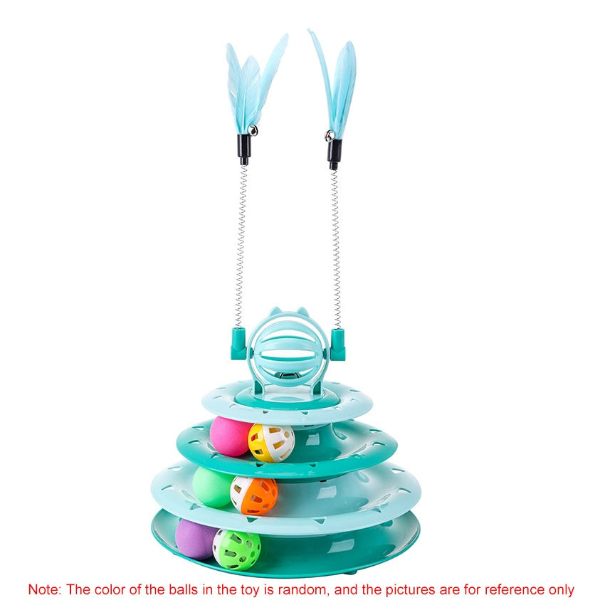 Interactive Cat Puzzle Toy Ball for Indoor Cats