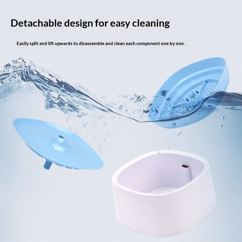 Automatic Cat Water Fountain with Filter for Indoor Cats Quiet Drinking Fountain