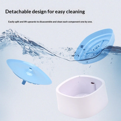Automatic Cat Water Fountain with Filter for Indoor Cats Quiet Drinking Fountain
